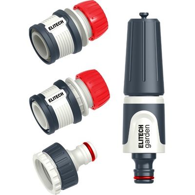 Комплект для полива ELITECH Garden 4 предмета   HF 006