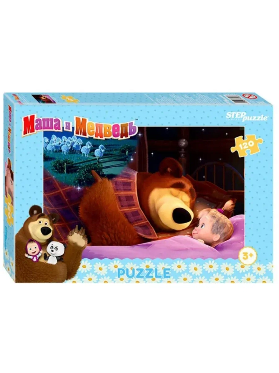 Пазл для детей 4 5 6 7 лет Маша и Медведь 2 104 элемента