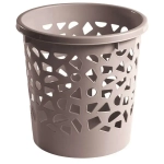 КОРЗИНА ДЛЯ МУСОРА, 9,6Л, ДИАМЕТР 260 ММ, ВЫСОТА 260 ММ (Коричневый) (комплект 15 шт)