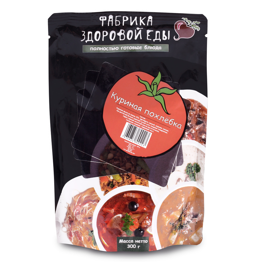 Фабрика здоровой еды. Куриная похлебка 4шт*300г 1,2кг