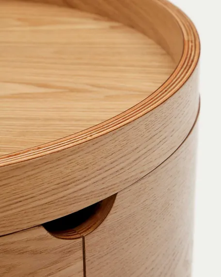 Прикроватная тумбочка Octavia со съемным подносом Ø55х45 см