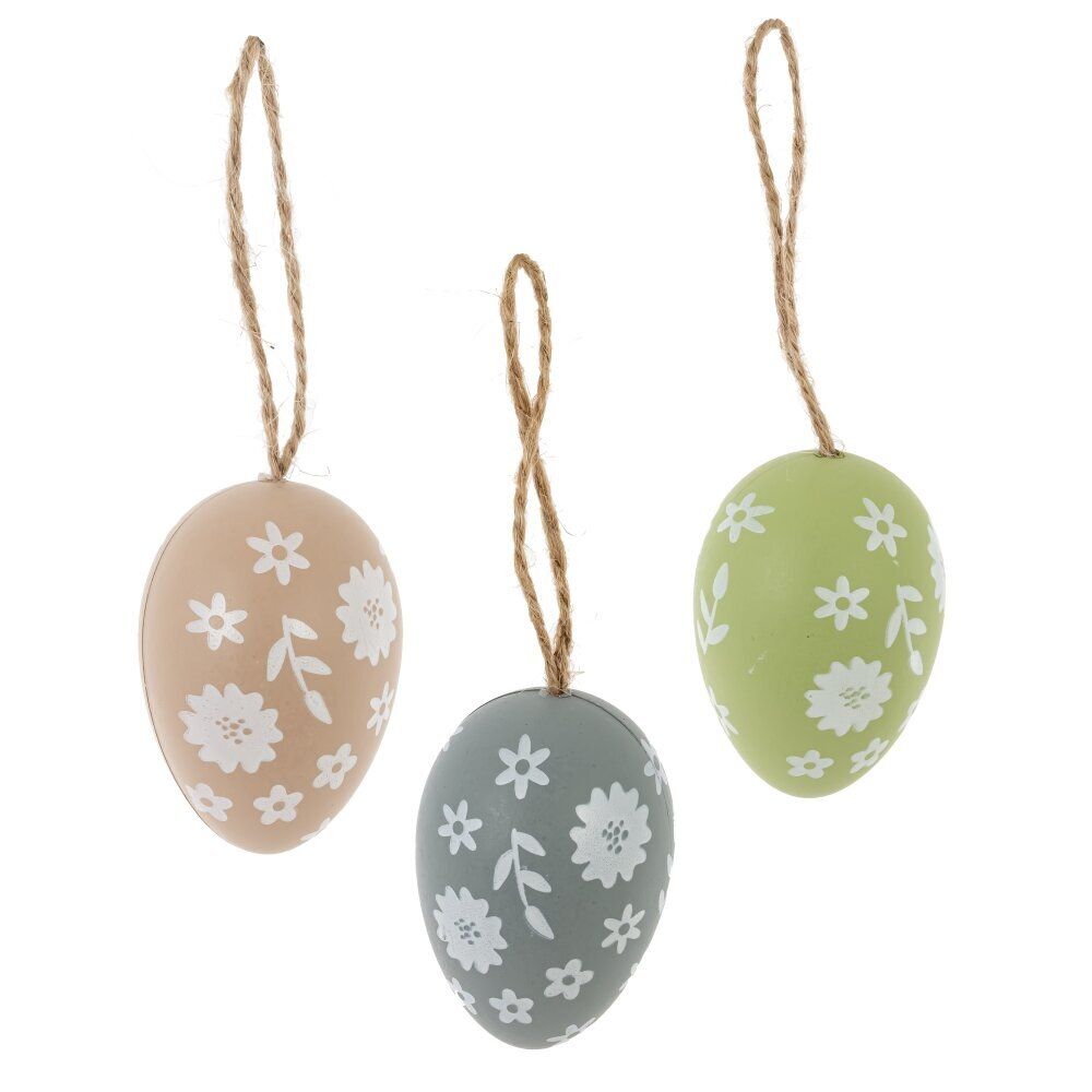 GAEM Набор из 3-х изделий декоративных подвесных "Яйцо" (4*6), L13 W7 H4 см
