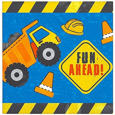 Салфетки «Стройка», 33 см, 16 шт