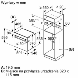 Встраиваемый электрический духовой шкаф Bosch HRA334EB0