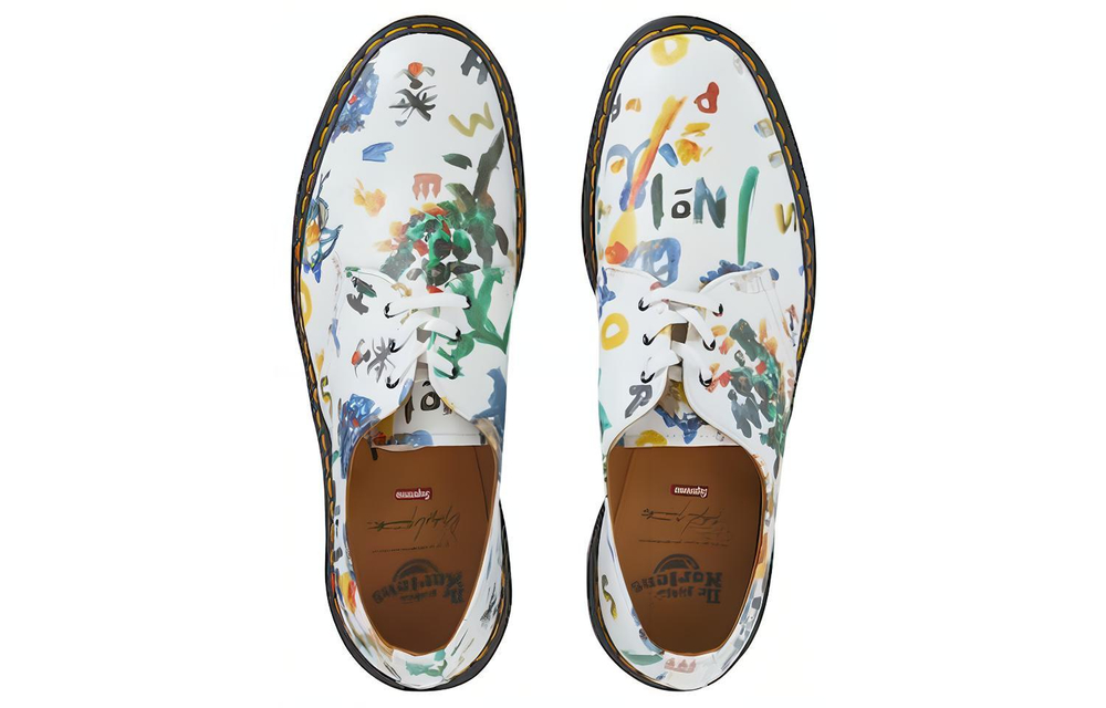 Dr Martens Supreme X Yohji Yamamoto X Dr Martens 1461 Brushstroke
