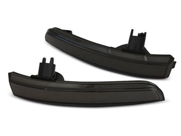 Повторители указателей поворота в зеркала для Ford Kuga II / EcoSport II / Escape III LED динамические темные