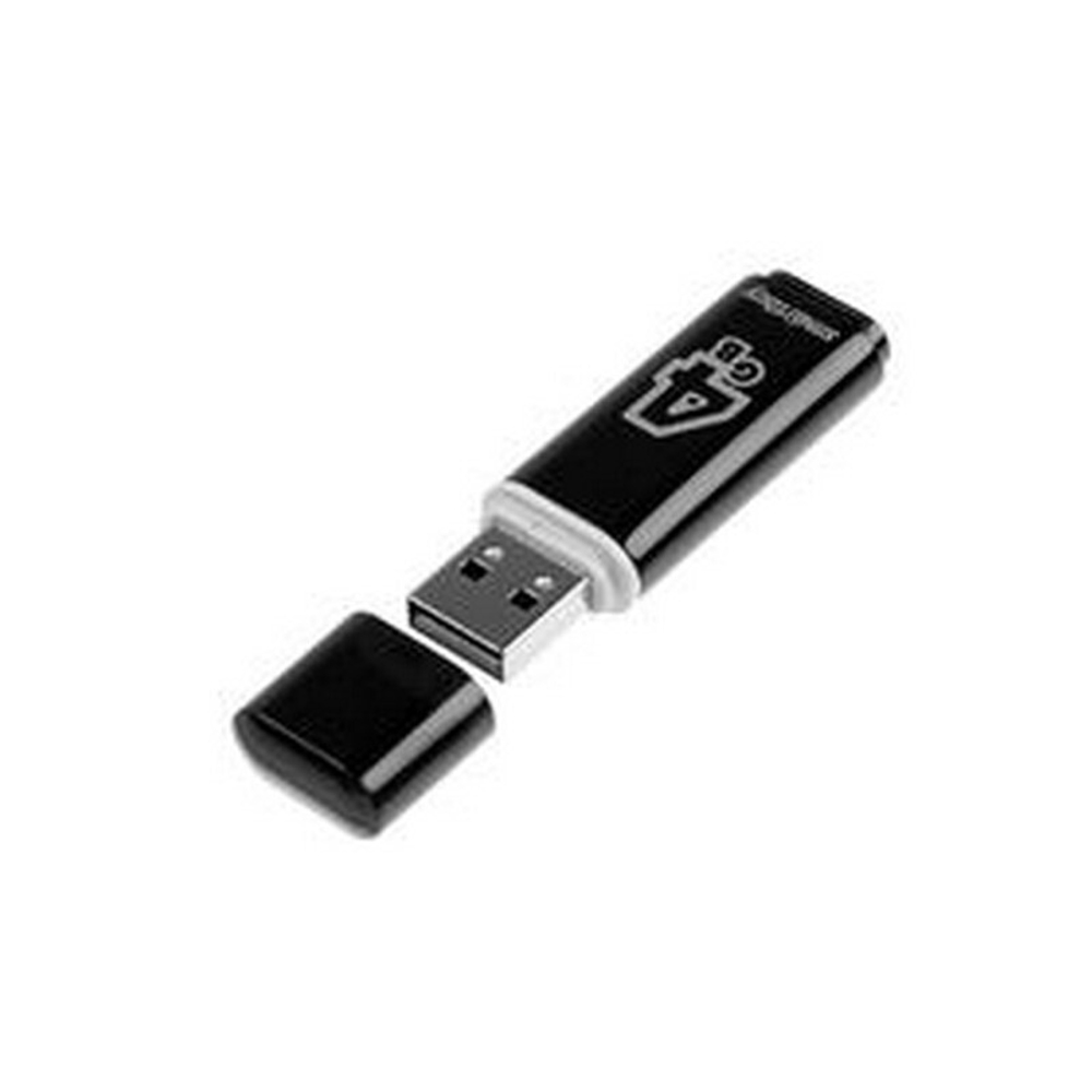 USB карта памяти 4ГБ Smart Buy Giossy (черный)