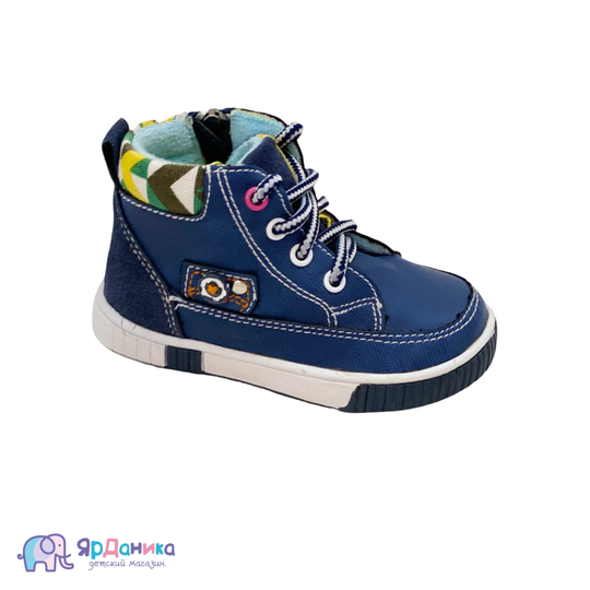Демисезонные ботинки Buddy Sheep синие "Super Star" 2218-2