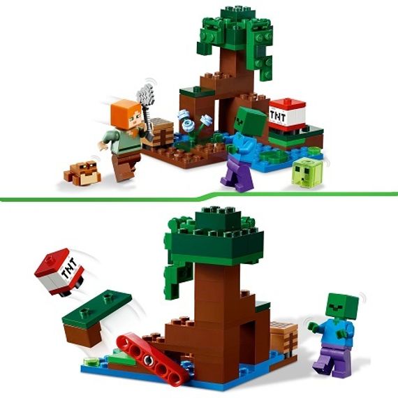 Lego konstruktor Minecraft 21240 The Swamp Adventure