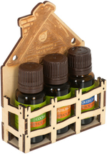 Набор эфирных масел Банька (апельсин, сосна, можжевельник) 3 масла по 10мл