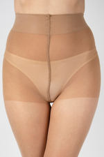 Матовые шелковистые колготки из наномикрофибры (Размер: M) (Цвет: телесный)