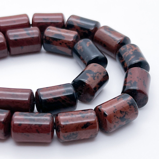 Обсидиан коричневый, размер около 13,5*10 мм, цена за набор 6 шт