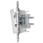 SKANDY Выключатель жалюзи 10А SK-V12W арктический белый IEK
