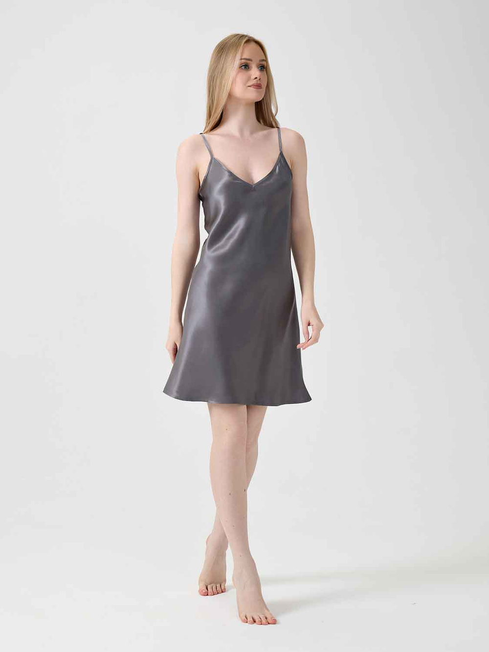 Ночная сорочка OnSilk Jacliene mini Серый