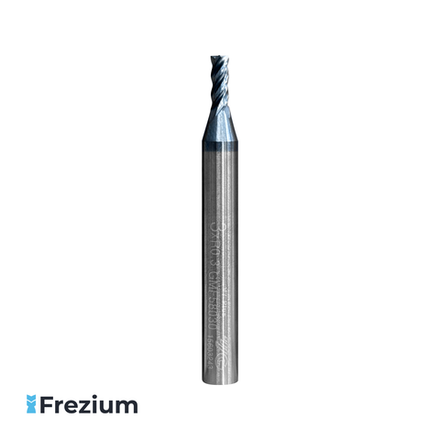 Концевая твердосплавная фреза по металлу "YG-1" (3x6x8x57 R0.3 Z4; GMF58030)