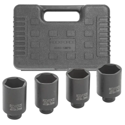 Набор головок ударных глубоких 4пр.1/2''(6-гр.) в кейс RockForce##Rock FORCE RF-4045-5MPB
