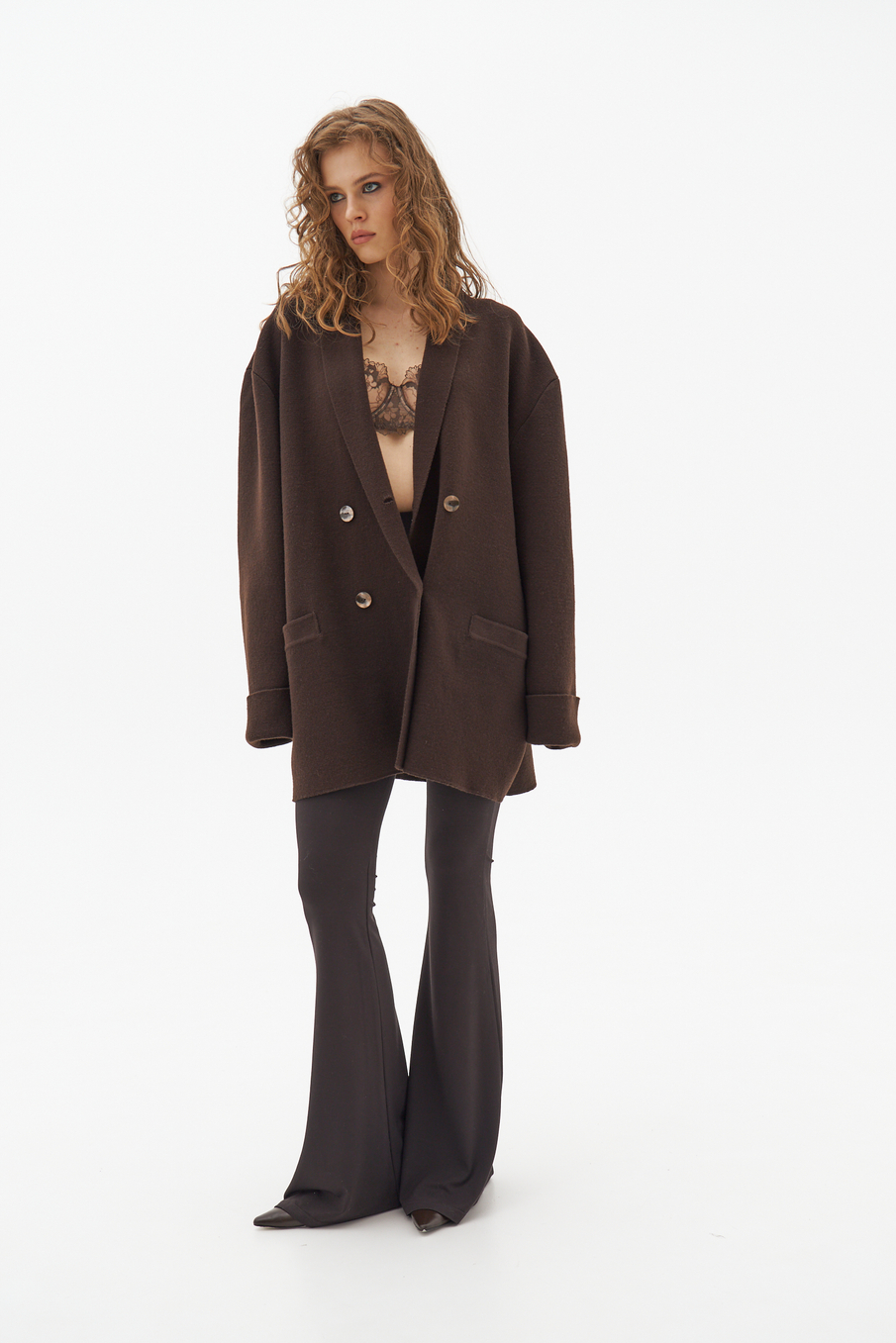 Вязаный пиджак