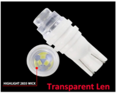 ZMB W5W 3SMD (2835) Керамика Матов. 12V 3W Белый (1шт)