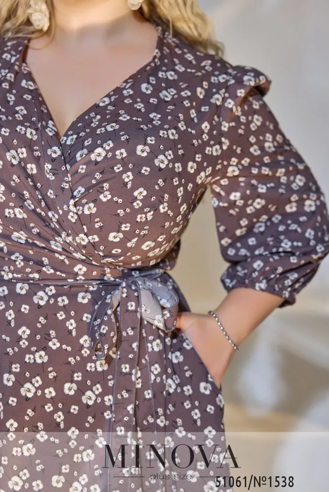 Платье 1538-мокко Minova