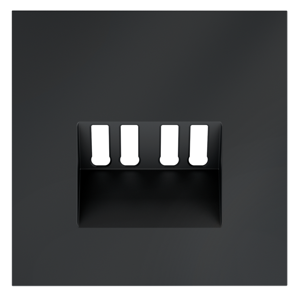 Накладка для розетки акустической 4-местной , S70 (графит)