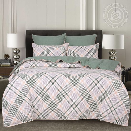 Семейный комплект постельного Джордано велюр (фуле)