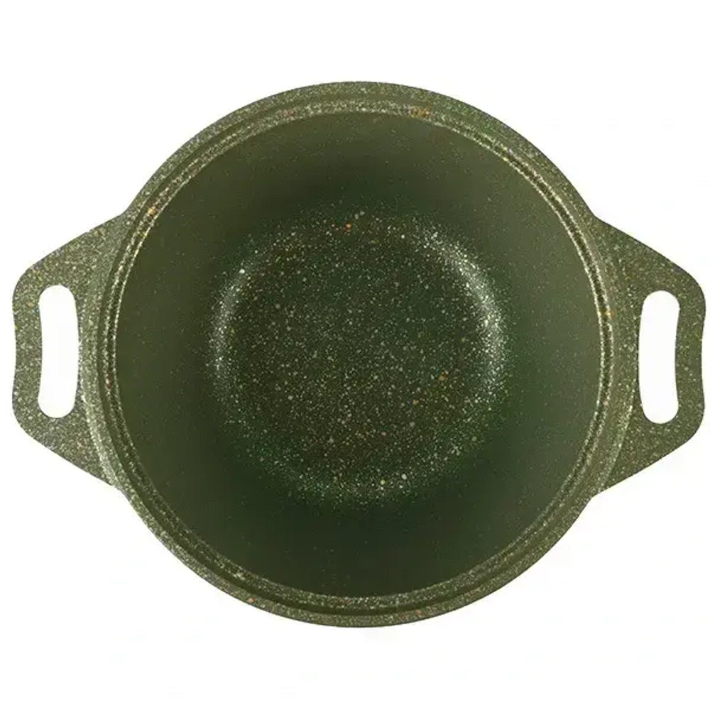 Кастрюля 1л «Trendy style»(malachite) со стеклянной крышкой к11tsml