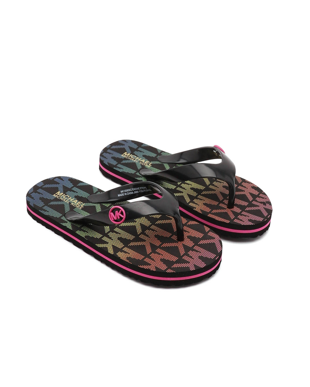 Вьетнамки Michael Kors KIDS - черный(MK100656)