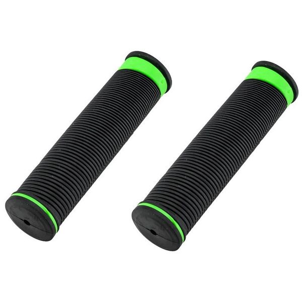 Ручки руля (грипсы) KMS 120 мм. с цветной окантовкой