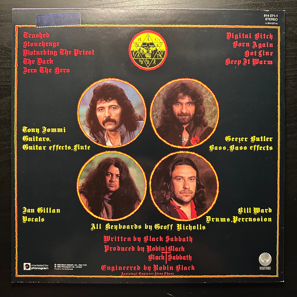 Black Sabbath - Born Again (Голландия 1983г.)