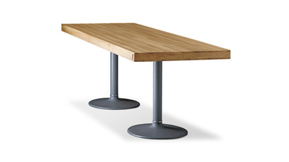 Стол Cassina 11 TABLE PIEDS COROLLE, PLATEAU BOIS
