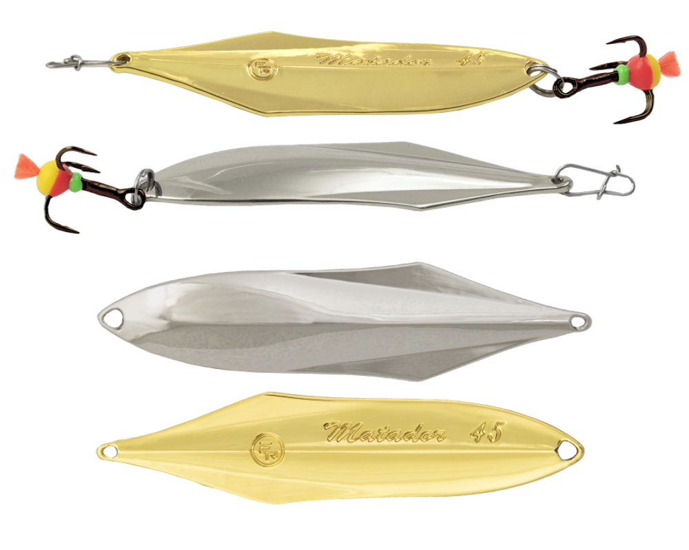 Блесна вертикальная ECOPRO Matador 45мм, 4г,S/G
