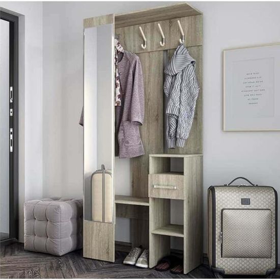 Прихожая ЛИГА дуб сонома (850*1850*334) /1/(снята с пр-ва)