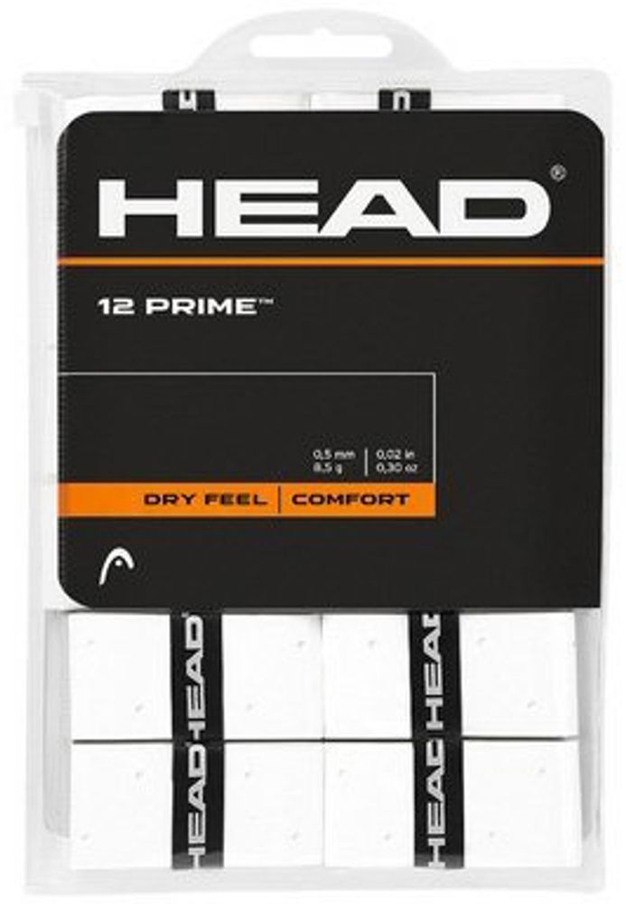 Теннисные намотки Head Prime white 12P