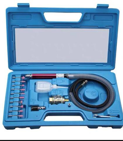 Пневматическая шлифовальная машина в наборе