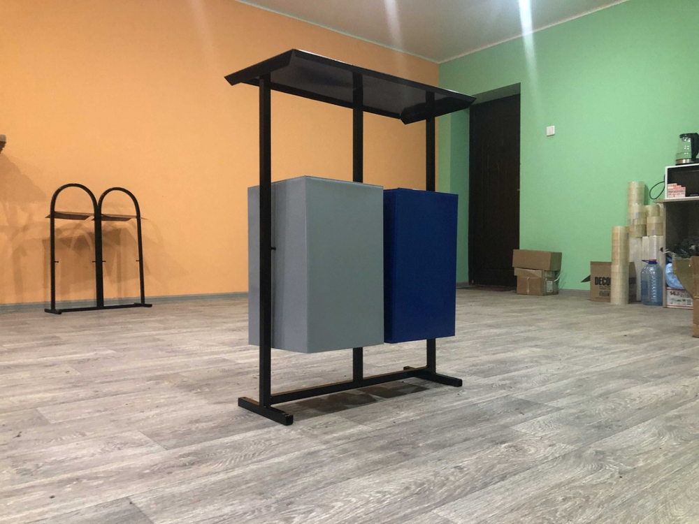 Урна "Два бака с крышей" 25 литров