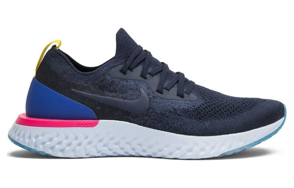 Кроссовки Nike Epic React Flyknit 1 College Navy (Женская размерная сетка)
