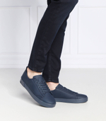 Кожаные кроссовки low top lace up Calvin Klein - темно-синий(HM0HM00677)