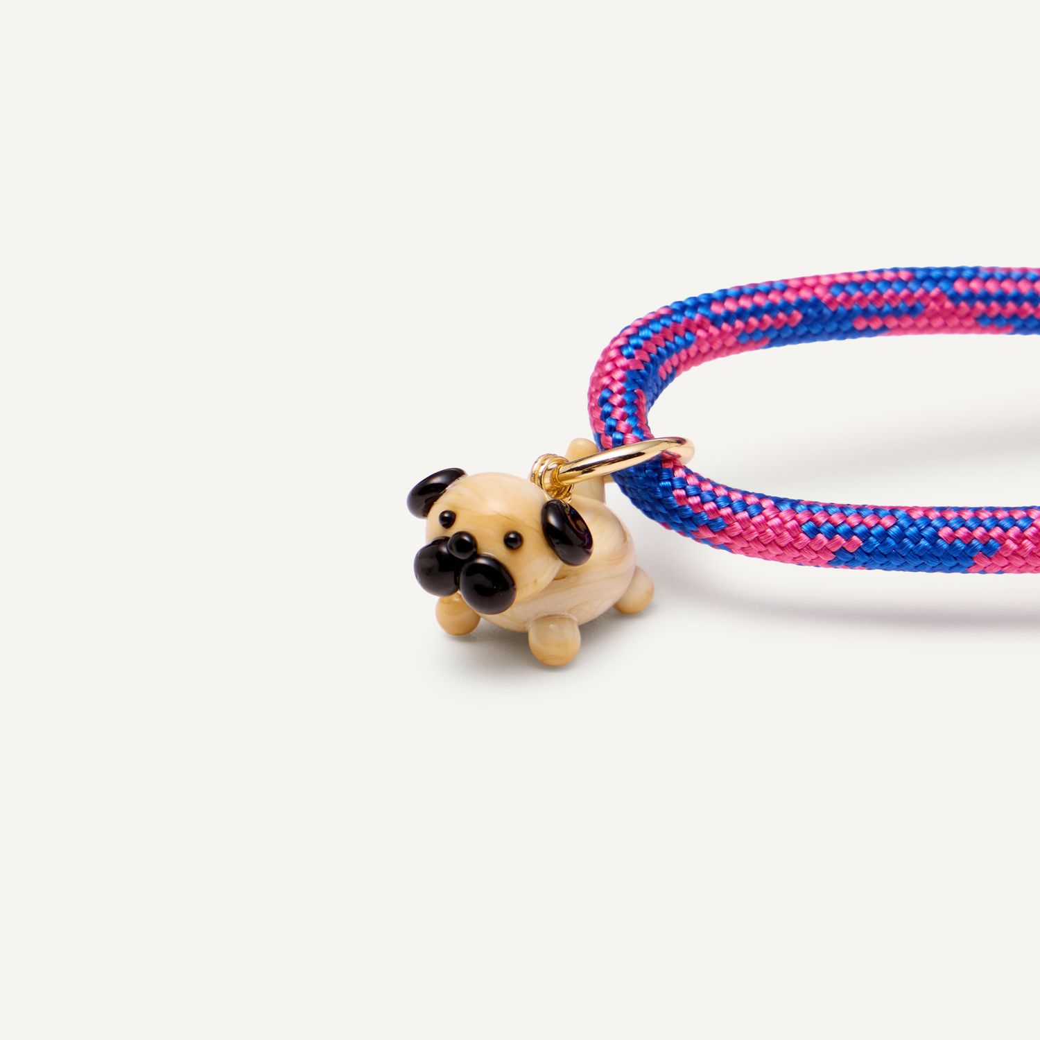 Колье Knitted Cutie Necklace - Pug