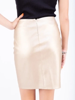 Юбка женская кожаная, юбка из эко кожи