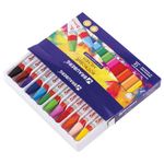 Восковые мелки утолщенные BRAUBERG "АКАДЕМИЯ", НАБОР 12 цветов, на масляной основе, яркие цвета, 227295