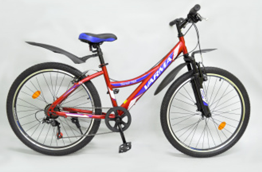 Вело 26" VARMA Denali H60 26" р.15 красно-синий 7ск ст.