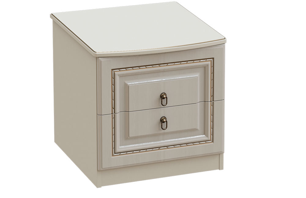 Тумба Николь Ясень жемчужный / Ваниль