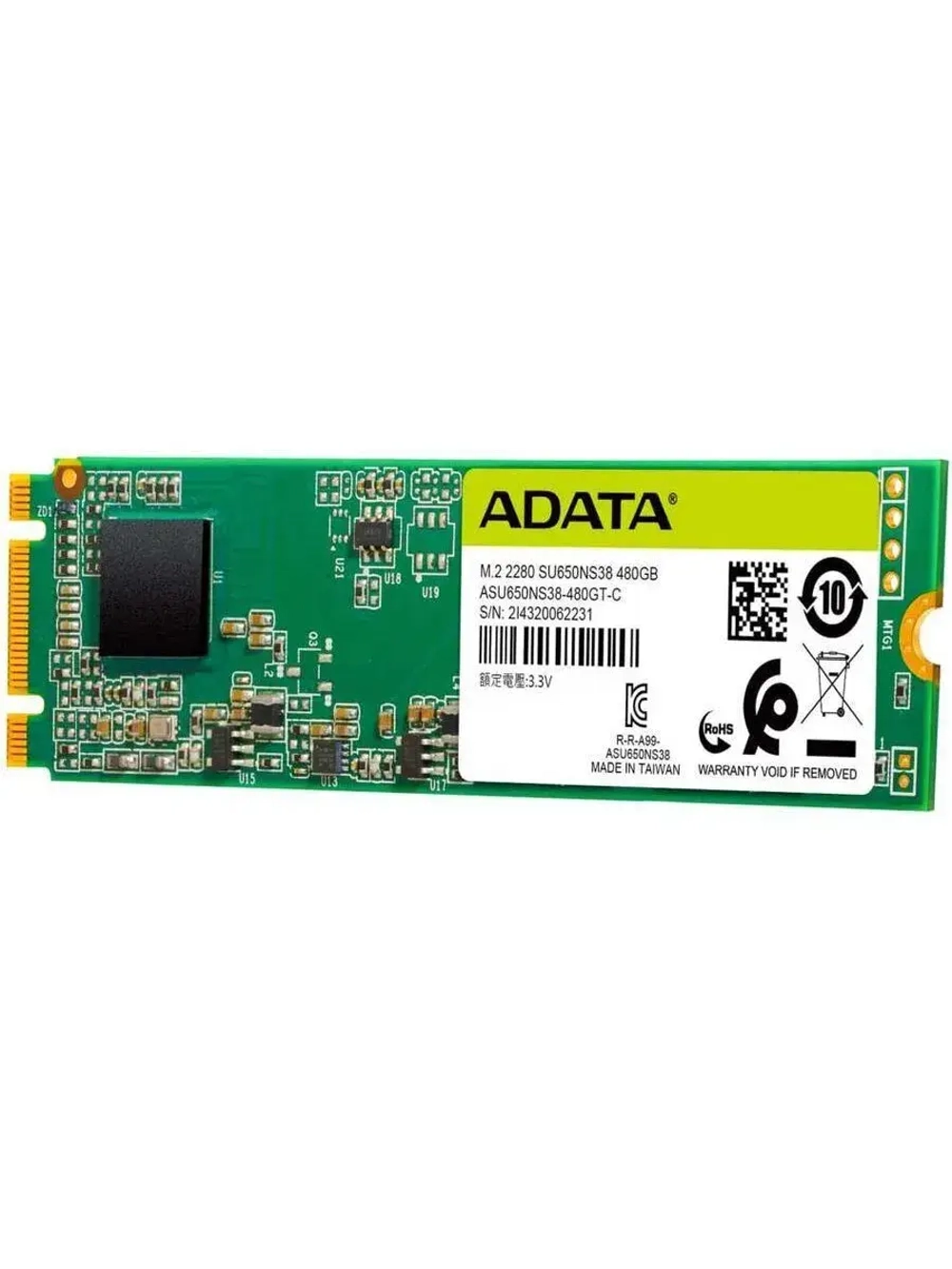 480 ГБ M.2 SSD накопитель Ultimate SU650 ASU650NS38-480GT-C