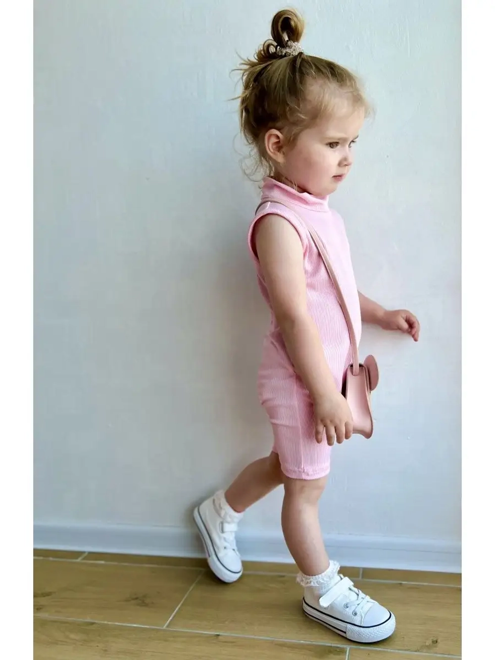 Комбинезон летний в рубчик