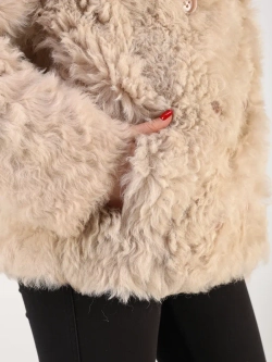 Дубленка зимняя шуба натуральная короткая