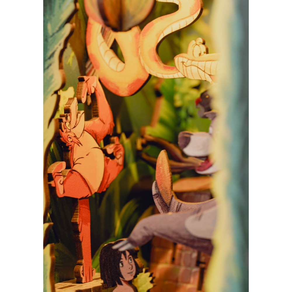 Конструктор-диорама Revell Tiny Adventures Book Nook Disney 00535 Книга джунглей DIY 68 деталей 00535 — фото 6