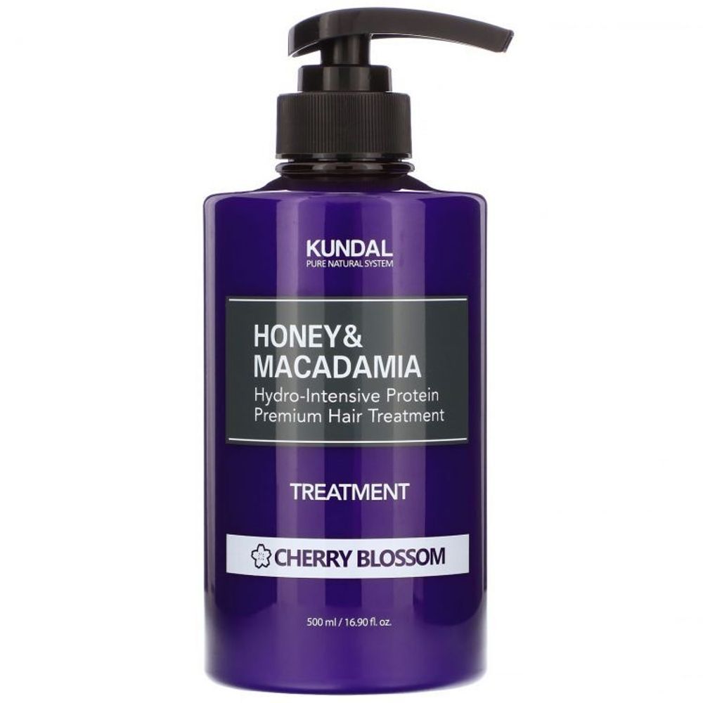 Kundal Honey &amp; Macadamia Treatment Cherry Blossom кондиционер для волос с маслом макадамии &quot;Цветок Вишни&quot;