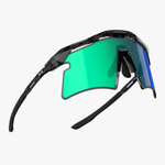 Спортивные очки c диоптриями Scicon Aeroshade 2.0 Titanium Sunglasses Black Crystal Multi Mirror Blue/Green + Pink