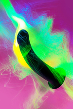 Черный анальный фаллоимитатор Serpens M - 17,5 см. (Цвет: черный)