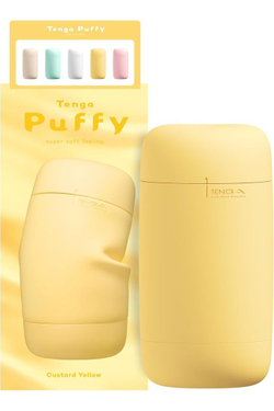 Tenga Puffy Custard Yellow - Мастурбатор